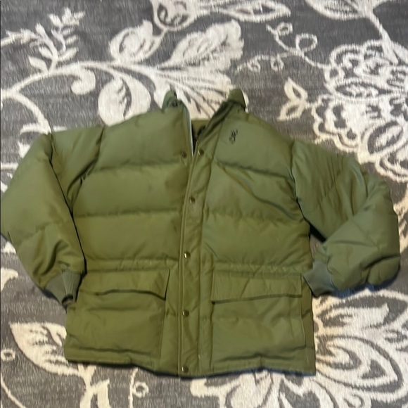Browning army green puffer jacket. Great condition. Size medium - Picture 1 of 6